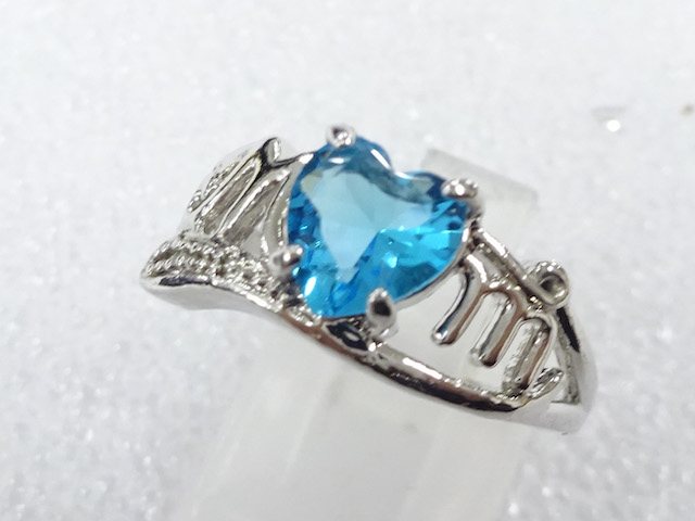 COLORED STONE FASHION RING / JP SIZE 16